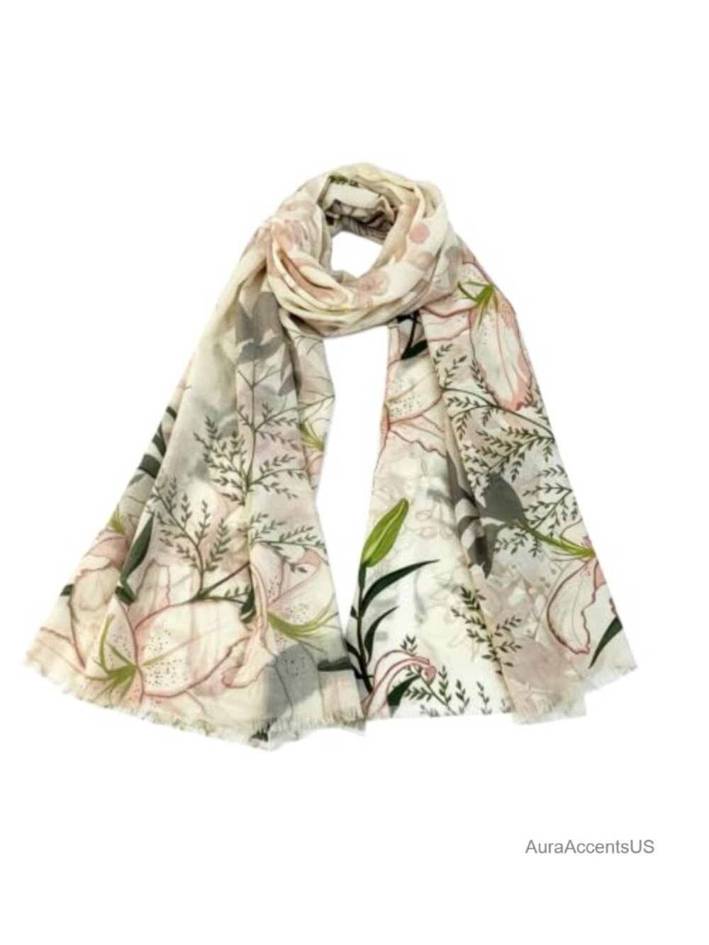 Cashmere-soft Mercerized Wool Pashmina Shawl Lightweight Travel Wrap Evening